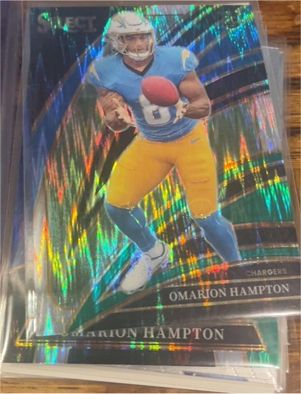 2025 Panini Select #2 Omarion Hampton — front