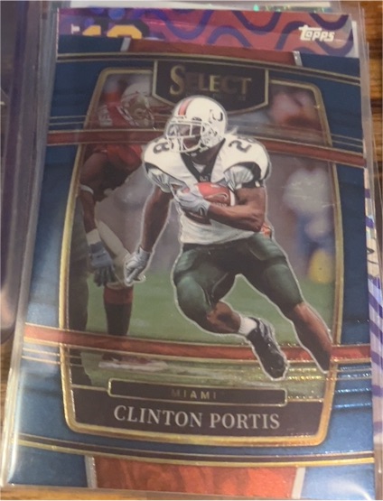 2022 Panini Select Draft Picks #72 Clinton Portis — front