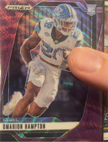 2025 Panini Prizm Draft Picks #74 Omarion Hampton — front