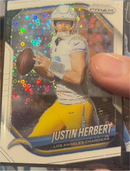 2025 Panini Prizm #215 Justin Herbert — front