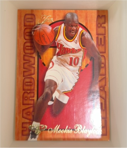 1995-96 Fleer Flair Hardwood Leader #1 Mookie Blaylock — front