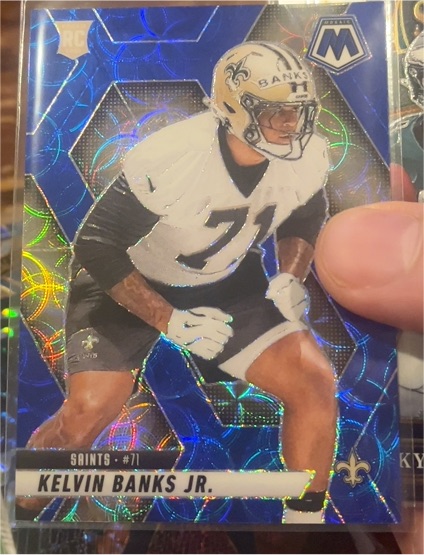 2025 Panini Mosaic #338 Kelvin Banks Jr. — front
