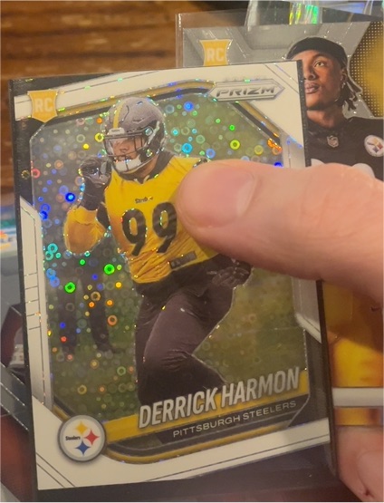 2025 Panini Prizm #368 Derrick Harmon — front