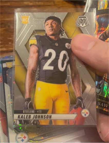 2025 Panini Mosaic #289 Kaleb Johnson — front