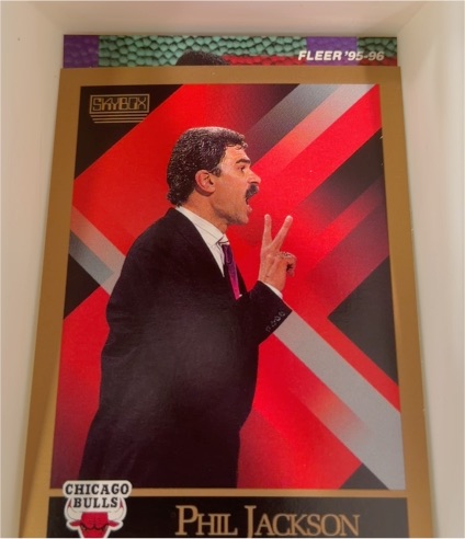 1990 SkyBox #304 Phil Jackson — front