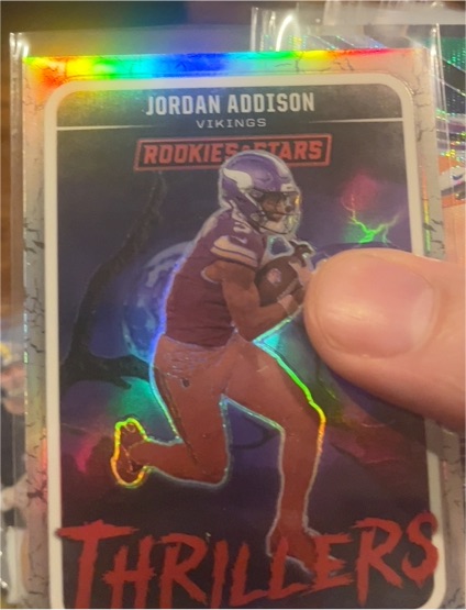 2025 Panini Rookies & Stars Thrillers #18 Jordan Addison — front