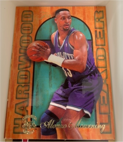 1995-96 Fleer Flair Hardwood Leader #3 Alonzo Mourning — front