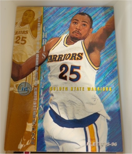 1995-96 Fleer #57 Chris Gatling — front