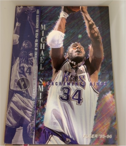 1995-96 Fleer #163 Michael Smith — front