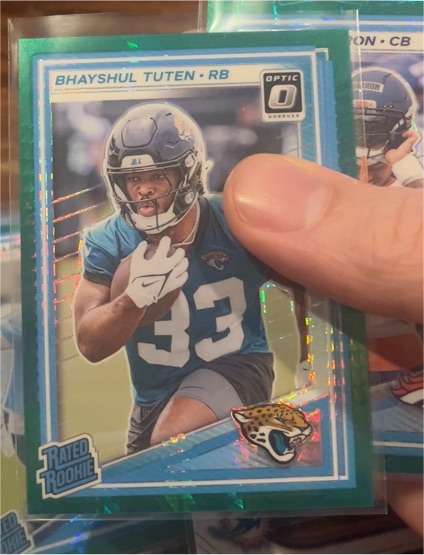 2025 Donruss Optic #272 Bhayshul Tuten — front