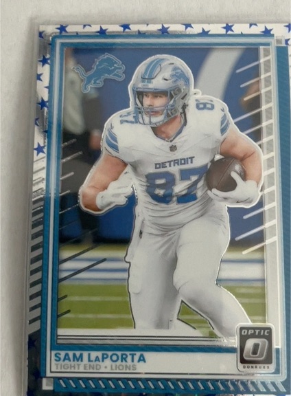 2025 Panini Donruss Optic #196 Sam LaPorta — front