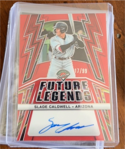 2025 Panini Prospect Edition Future Legends Signatures #Slade Caldwell — front