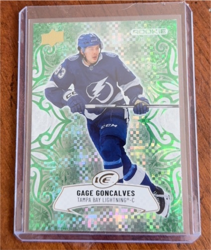 2024-25 Upper Deck Ice #112 Gage Goncalves — front
