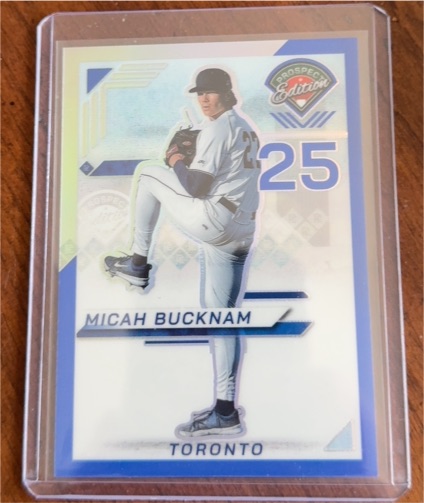 2025 Panini Prospect Edition #142 Micah Bucknam — front