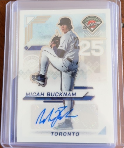 2025 Panini Prospect Edition #142 Micah Bucknam — front