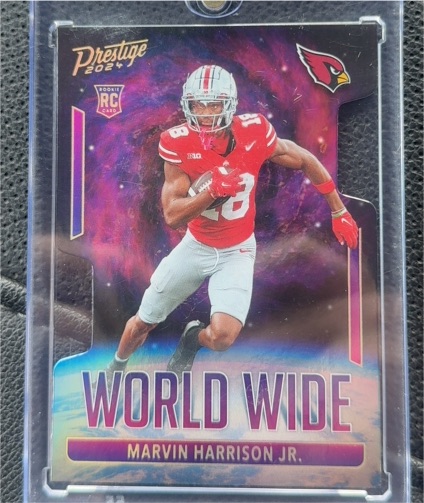 2024 Panini Prestige World Wide #WW-MHJ Marvin Harrison Jr. — front