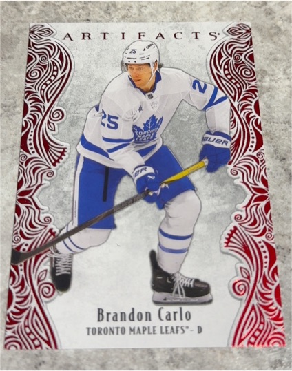 2025-26 Upper Deck Artifacts #96 Brandon Carlo — front