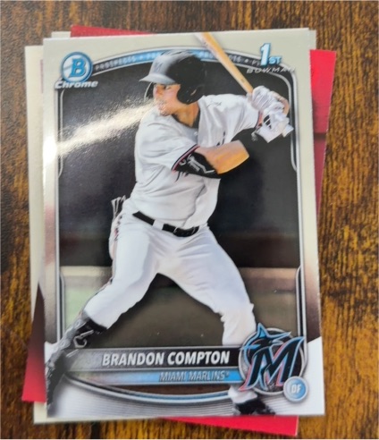 2025 Bowman Draft Chrome #BDC-64 Brandon Compton — front