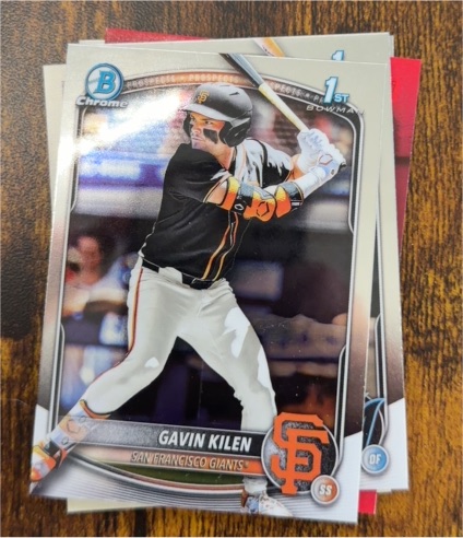2025 Bowman Draft Chrome #BDC-40 Gavin Kilen — front