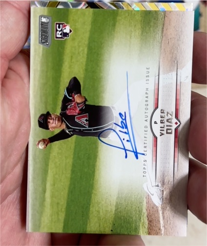 2025 Topps Stadium Club #SCBA-YD Yilber Diaz — front