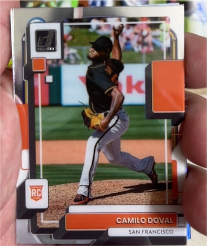 2022 Panini Chronicles Clearly Donruss #24 Camilo Doval — front