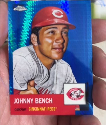 2022 Topps Chrome Platinum #161 Johnny Bench — front
