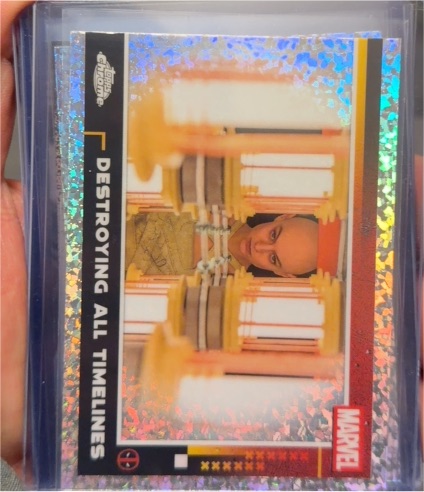 2025 Topps Chrome Deadpool #99 Destroying All Timelines — front