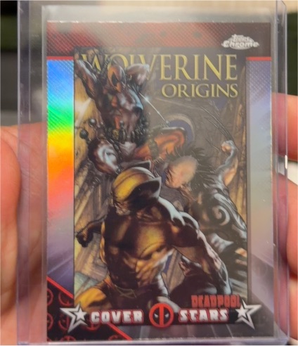 2025 Topps Chrome Deadpool Cover Stars Wolverine: Origins #CS-25 — front