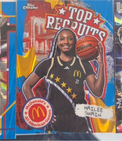 2025 Topps Chrome McDonald's All American Top Recruits #TP-19 Hailee Swain — front