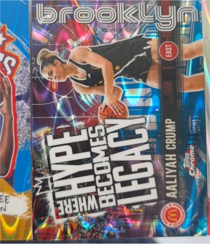 2025 Topps Chrome McDonald's All American Where Hype Becomes Legacy #HL-10 Aaliyah Crump — front