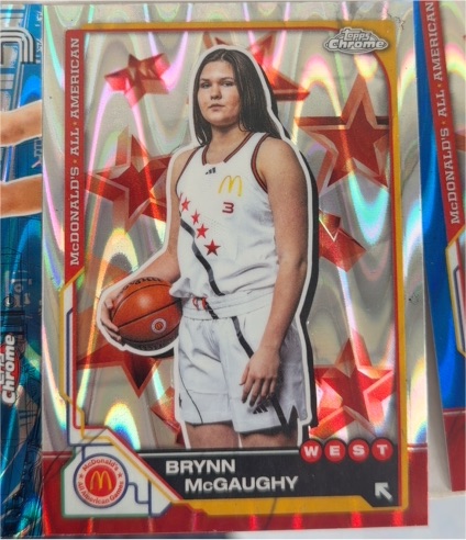 2025 Topps Chrome McDonald's All American #33 Brynn McGaughy — front