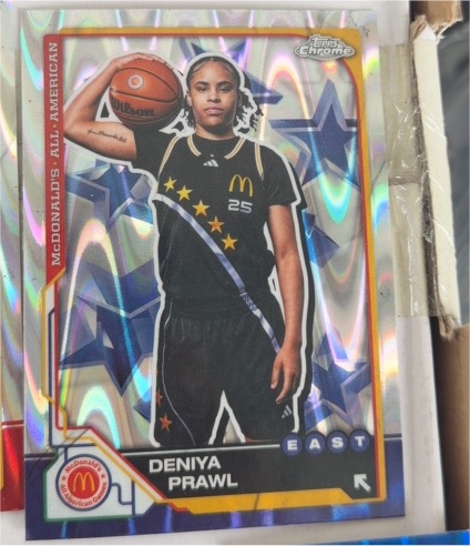 2025 Topps Chrome McDonald's All American #18 Deniya Prawl — front