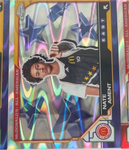 2025 Topps Chrome McDonald's All American #41 Nate Ament — front
