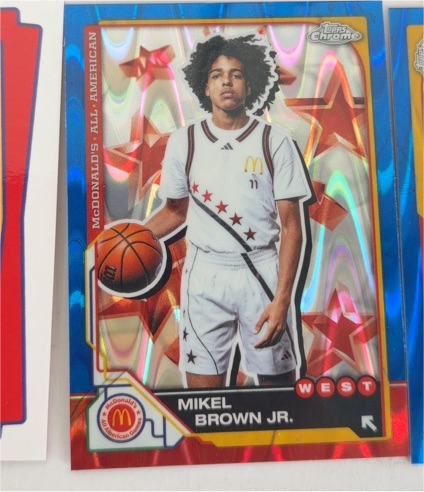 2025 Topps Chrome McDonald's All American #9 Mikel Brown Jr. — front
