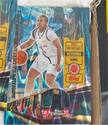 2025 Topps Chrome McDonald's All American #HR-31 Aliyahna Morris One Trip Ticket — front