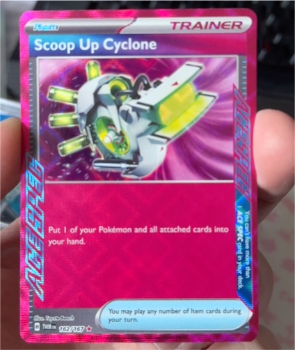2022 Pokémon SV06: Twilight Masquerade #162 Scoop Up Cyclone — front