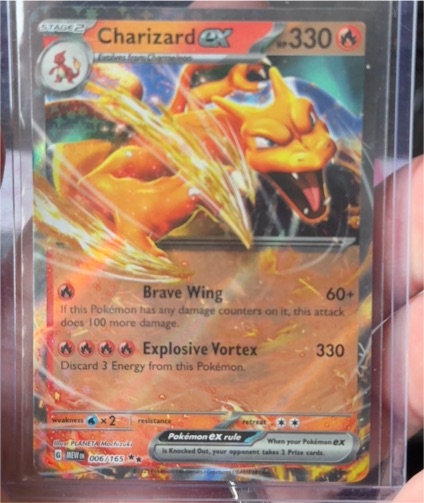 2022 Pokémon Scarlet & Violet 006/165 Charizard ex — front