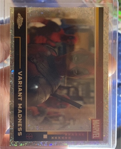 2025 Topps Chrome Deadpool #95 Variant Madness — front