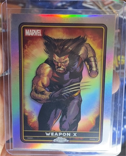 2025 Topps Chrome Deadpool Weapon X #16 — front