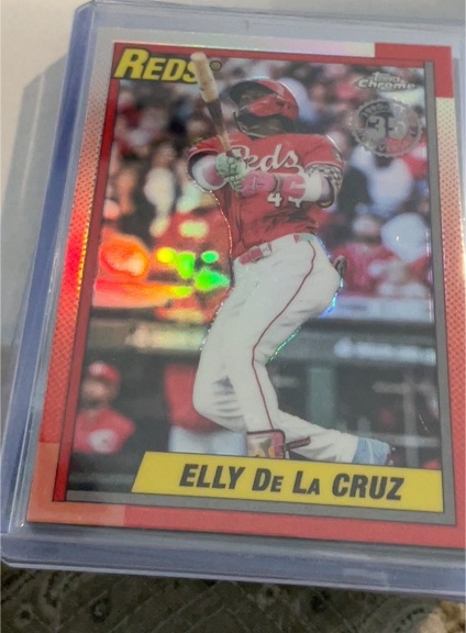 2025 Topps Chrome Update 1990 Topps #90CU-3 Elly De La Cruz — front