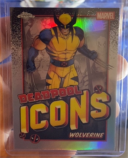 2025 Topps Chrome Deadpool Icons #DI-10 Wolverine — front