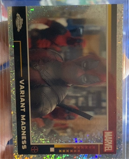 2025 Topps Chrome #95 Deadpool Variant Madness — front