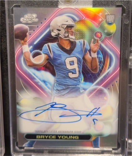 2023 Topps Composite #251 Bryce Young Cosmic Chrome Rookie — front
