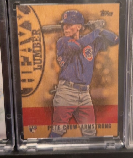 2024 Topps Update Series Heavy Lumber #HL-47 Pete Crow-Armstrong — front