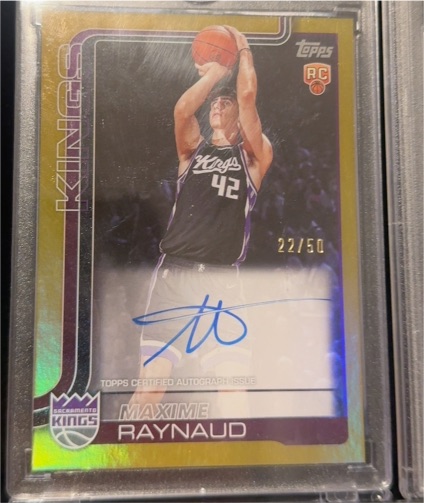 2025-26 Topps Chrome #TCAR-MR Maxime Raynaud — front