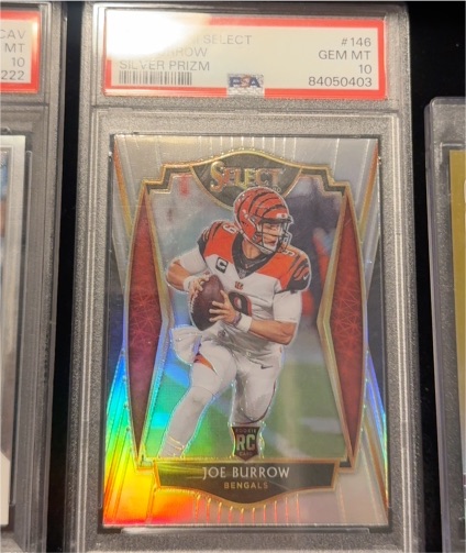 2020 Panini Select Premier Level Silver Prizm #146 Joe Burrow — front