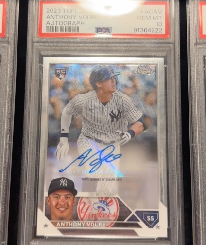 2023 Topps Chrome #4 Anthony Volpe — front
