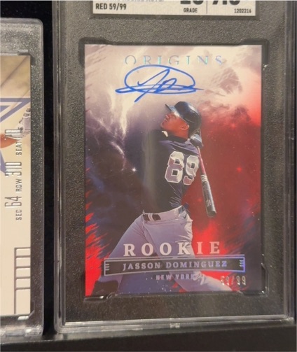 2023 Panini Chronicles Origins #OPS-JD Jasson Dominguez — front