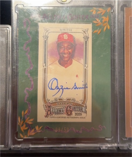 2025 Topps Allen & Ginter #MA-OS Ozzie Smith — front