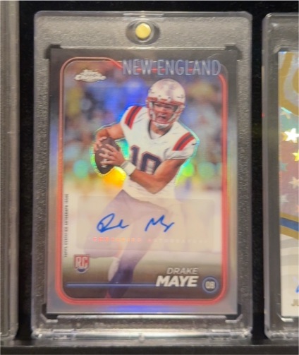 2024 Topps Chrome #RA-DMA Drake Maye — front